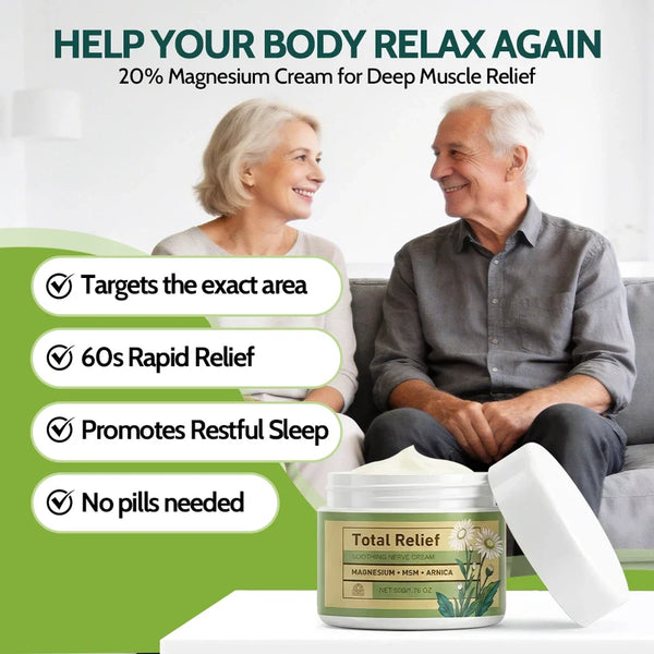 Relix7™ Total Relief Magnesium Cream| Fast-Acting Relief for Any Pain Point